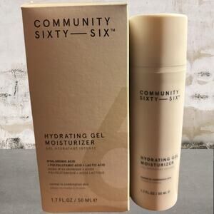 Community Sixty-Six Hydrating Gel Moisturizer with Hyaluronic Acid NIB